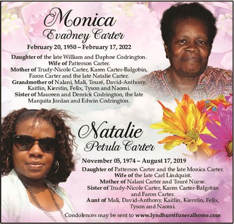 com or by phone to (246) 418-0879 or 262-8745. . Barbados funeral home obituaries live services today